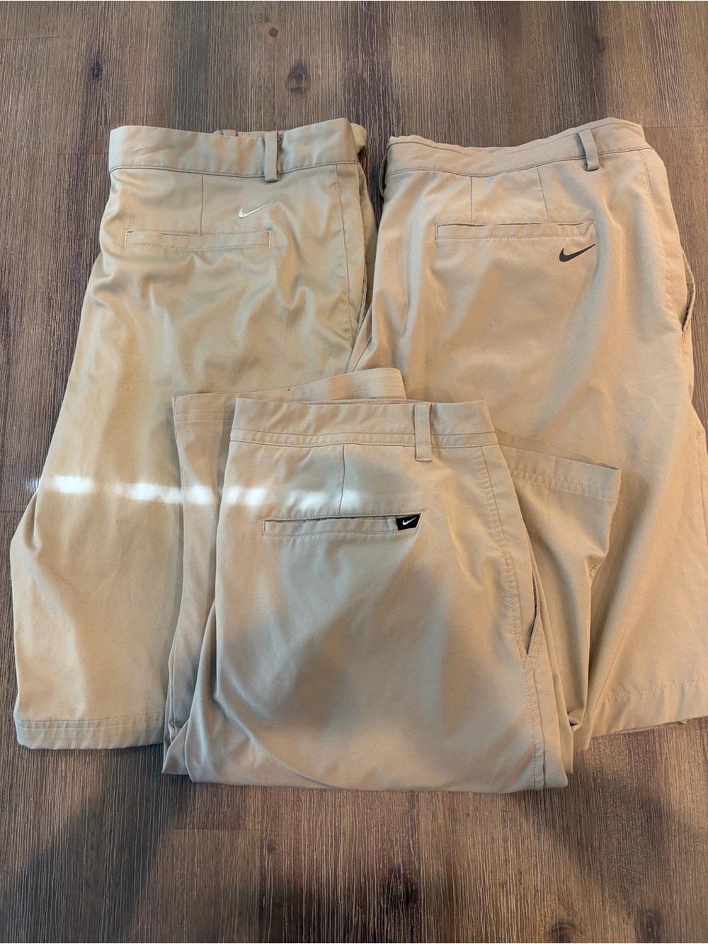 Men's Golf Shorts and Khaki Pants - Classic Beige size  38 Bundld